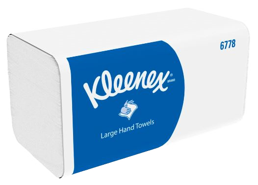 GML Fischerlehner Kucera Kleenex Ultra große Papierhandtücher mit Interfold-Faltung 6778 